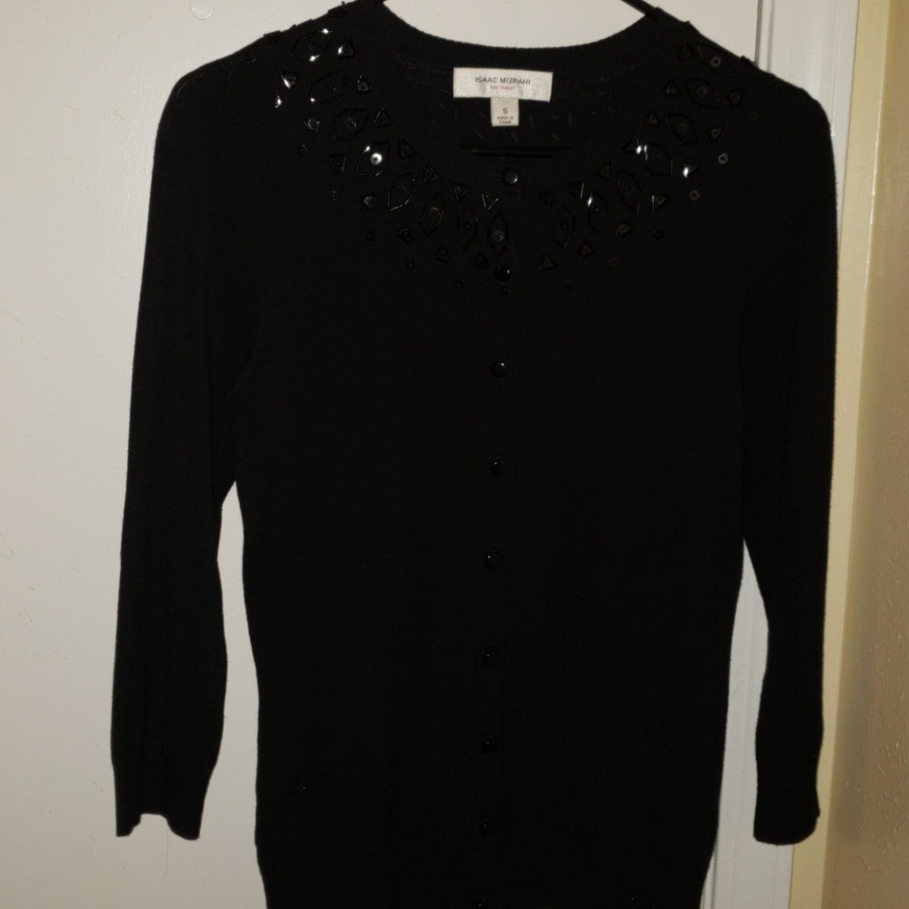 Isaac Mizrahi button down cardigan